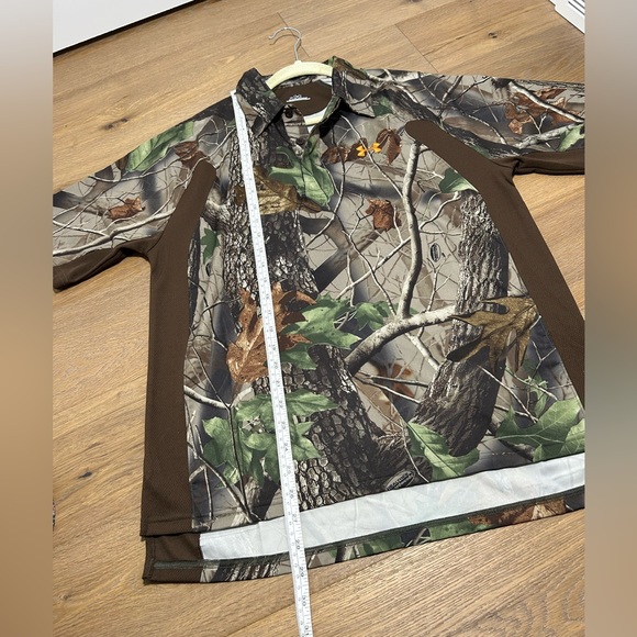 Medium Under Armour Camo Hunting Shirt, Small but Fits Like Loose Medium - Picture 11 of 11